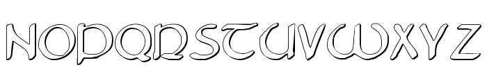 Tristram Shadow Font LOWERCASE