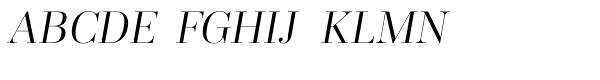 Trivia Serif Book Italic Font UPPERCASE