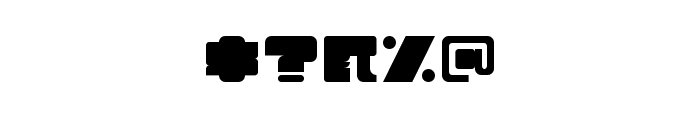 Trubik77 Regular Font OTHER CHARS