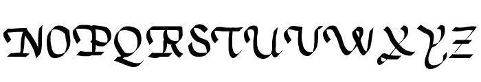 TrumanScript Font UPPERCASE