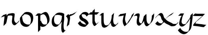 TrumanScript Font LOWERCASE