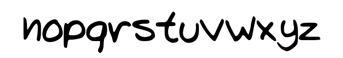 TrystansWritingCorrected Font LOWERCASE
