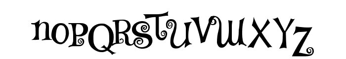 TS Curly Font UPPERCASE