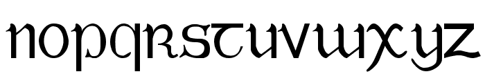 Tuamach Regular Font LOWERCASE