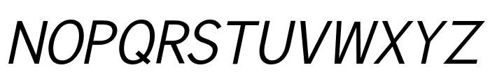Tuffy Italic Font UPPERCASE