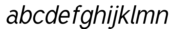Tuffy Italic Font LOWERCASE