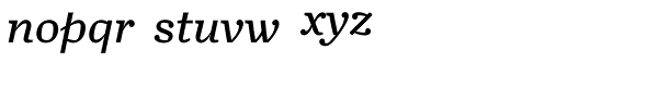 Turnip Book Italic Font LOWERCASE