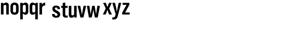 TVNord Cond EF Bold Font LOWERCASE