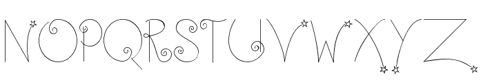 Twinkle-Fairy Font UPPERCASE