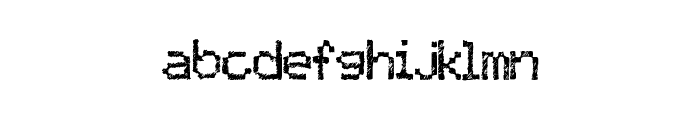 TwistyPixel Font LOWERCASE