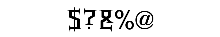 Type Knight Font OTHER CHARS