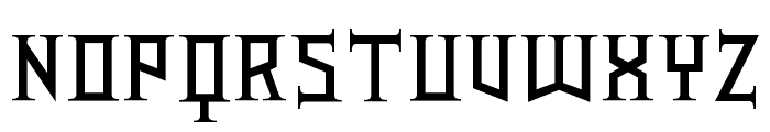 Type Knight Font UPPERCASE