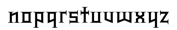 Type Knight Font LOWERCASE