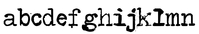 Type-Ra Font LOWERCASE