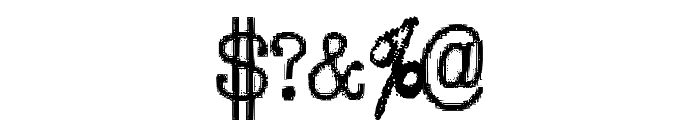 Type right Font OTHER CHARS