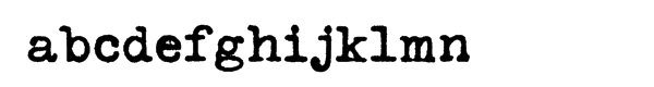 Typeka Bold Font LOWERCASE