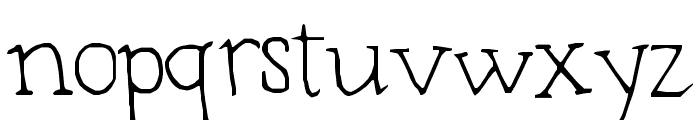 Typeset Font LOWERCASE