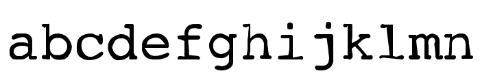 TypewriterScribbled Font LOWERCASE