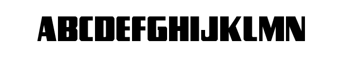 Typhoon Condensed Font LOWERCASE