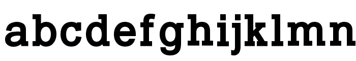 Typo Slab Bold Font LOWERCASE