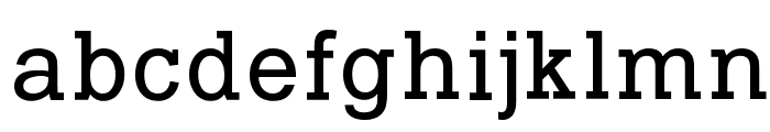 Typo Slab Font LOWERCASE