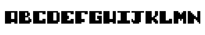 Typo pixel Regular Font UPPERCASE
