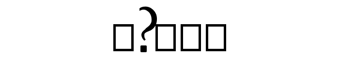 Typo3-Medium Font OTHER CHARS