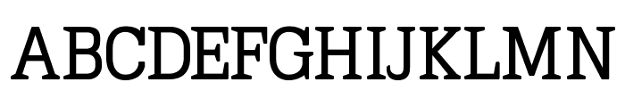 TypoLatinserif-Bold Font UPPERCASE