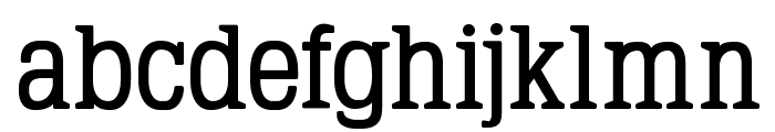 TypoLatinserif-Bold Font LOWERCASE