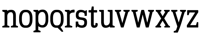 TypoLatinserif-Bold Font LOWERCASE