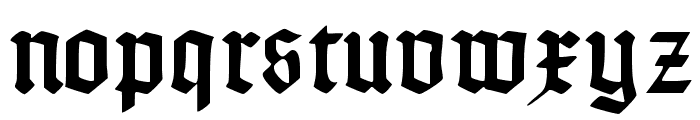 Typographer Uncialgotisch Font LOWERCASE