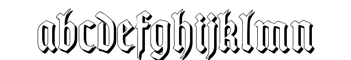 TypographerGotisch Schatten S Font LOWERCASE