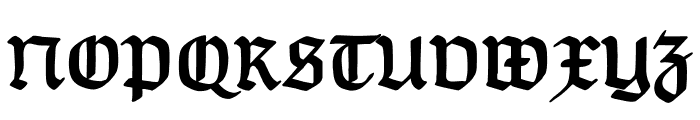TypographerGotischA-Bold Font UPPERCASE