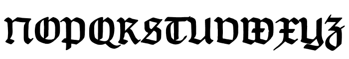 TypographerGotischB-Bold Font UPPERCASE
