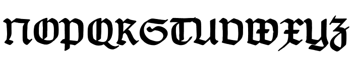 TypographerGotischC-Bold Font UPPERCASE