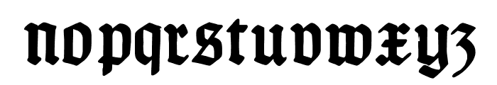 TypographerGotischSchmuck-Bold Font LOWERCASE