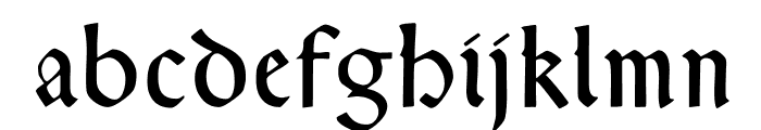 TypographerRotundaAlt Font LOWERCASE