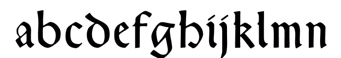 TypographerRotunda Font LOWERCASE
