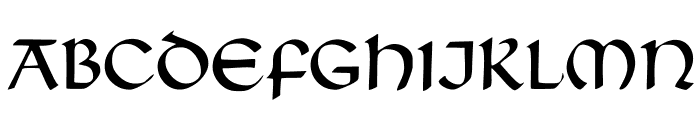 TypographerUncialgotisch Font UPPERCASE