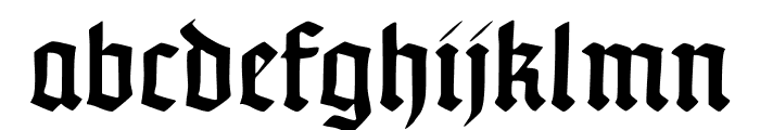 TypographerUncialgotisch Font LOWERCASE