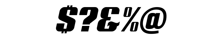 Typoline Expanded Italic Font OTHER CHARS