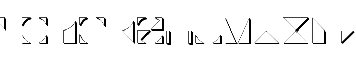 Typotraces-Four Font LOWERCASE