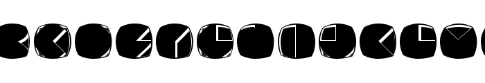 Typotraces-Zwo Font LOWERCASE