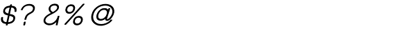 Tzaristane Bold Oblique Font OTHER CHARS