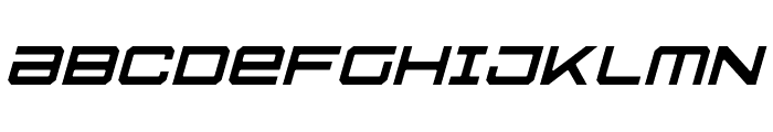 U.S.S. Dallas Light Italic Font UPPERCASE