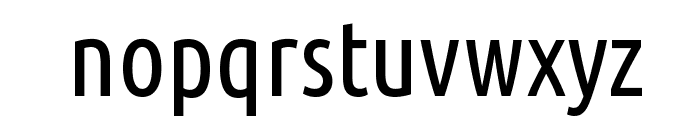 Ubuntu Condensed Font LOWERCASE