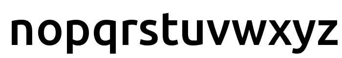 Ubuntu Medium Font LOWERCASE