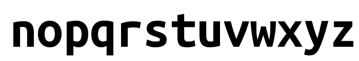 Ubuntu Mono Bold Font LOWERCASE