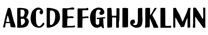 Uchiyama-Regular Font UPPERCASE