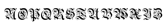 Uechi-Gothic Medium Font UPPERCASE